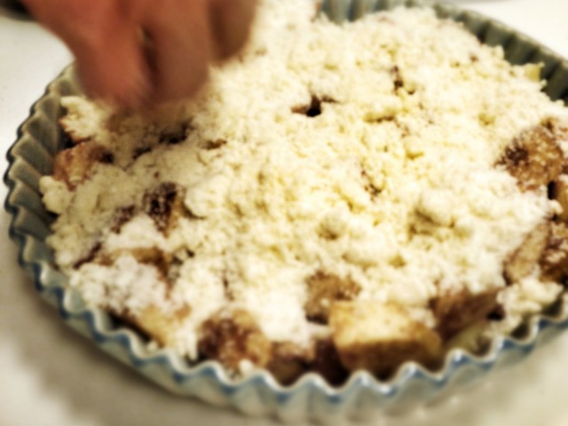 Crumble s jabukama