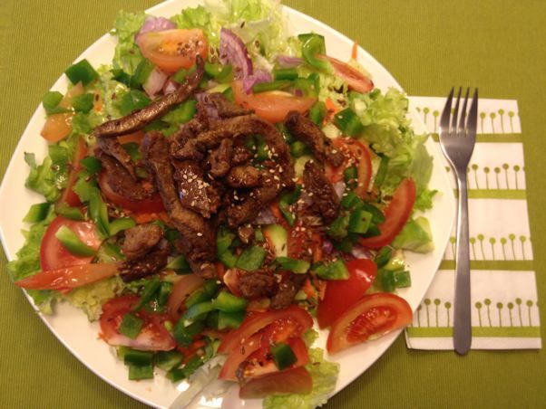 Salata s teletinom, fotografija 2